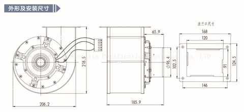 EC143/DSX-EC143H103N8P1A-1 EC-CHENTRIFUGAL-FAN