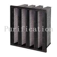 V-type chemical filter for Air conditioner unit (MAU) 