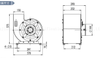 DSX-240-2 Centrifugal fan