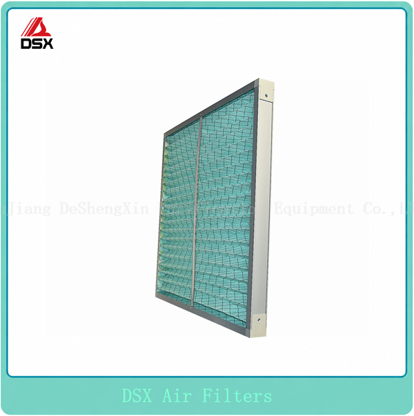 F6 Medium-Efficiency Panel Filter (Pleated)
