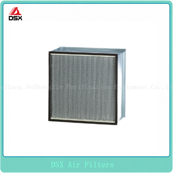 High-Efficiency Box-Type Partitioned Filters